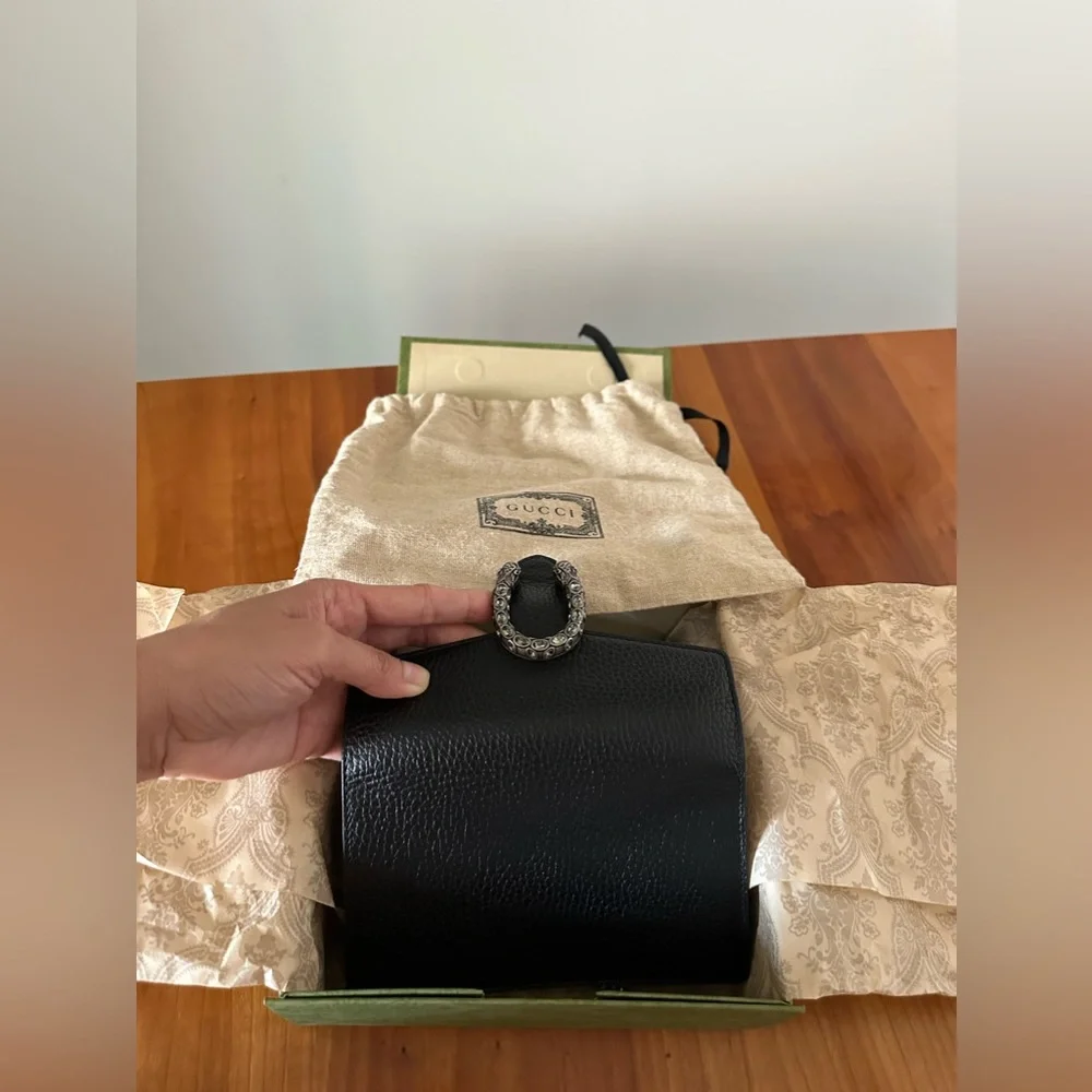 DIONYSUS LEATHER SUPER MINI BAG GUCCI - Picture 4 of 7